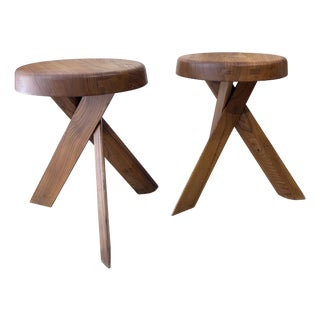S28 Stools by Pierre Chapo, 1970, Set of 2 For Sale