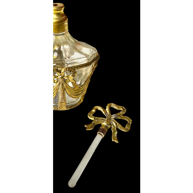 Vintage 1950’s Ormolu and Glass Perfume Bottle For Sale - Image 13 of 16