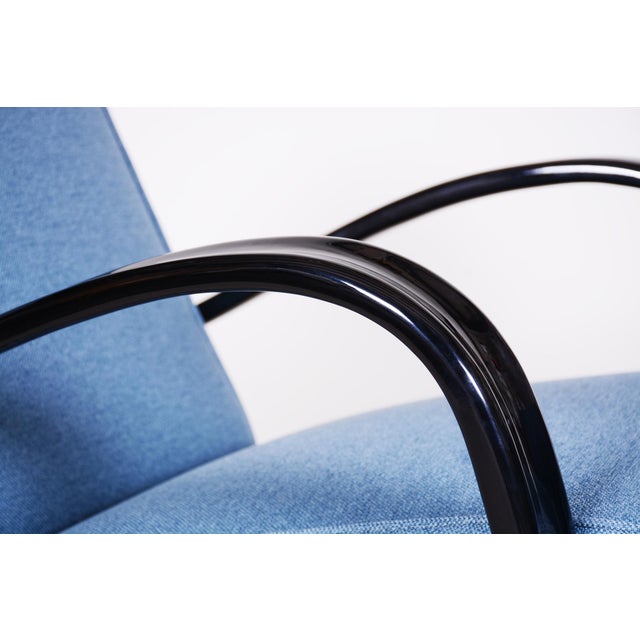 Art Deco Czechoslovakian Lounge Chairs in Beech by Jindřich Halabala for Up Závody, 1930s, Set of 2 For Sale - Image 10 of 18