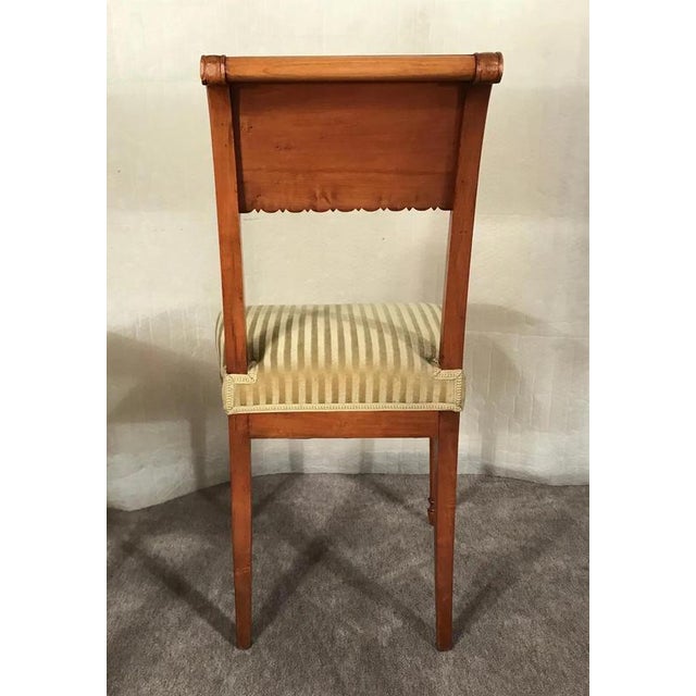 Wood 19th Century Neo-Classical Chairs in the style of Jacob Henri, France, Set of 4 For Sale - Image 7 of 9