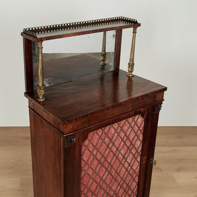 Antique English Regency Rosewood Ciffonier or Cabinet For Sale - Image 10 of 14