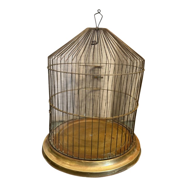 Brass French Birdcage For Sale