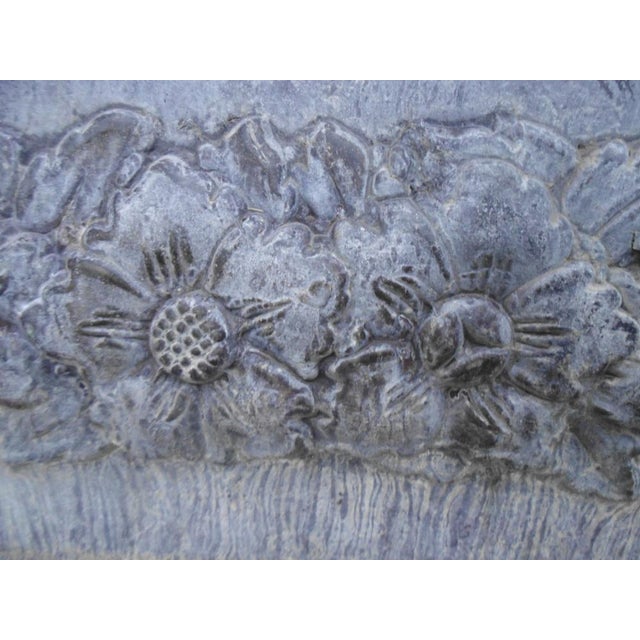 Cast Lead Flower Box, 1980s For Sale - Image 4 of 14