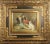 Children With Dog - Signed Oil Painting in Prunkrahmen For Sale - Image 4 of 4