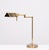 Metal Vintage Swing Arm Desk Lamp in Brass, 1980s For Sale - Image 7 of 9