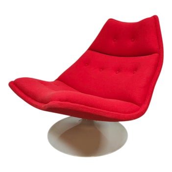 Vintage F511 Swivel Ladies Chair by Geoffrey Harcourt for Artifort, 1960s For Sale