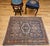 19th Century 19th Century Persian Heriz Karajeh Rug, Hand-Knotted Wool, Geometric Pattern, Blue & Green, 4x5 For Sale - Image 5 of 16