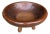 Andrianna Shamaris Midcentury Couture Oversized Merbau Wood Container For Sale