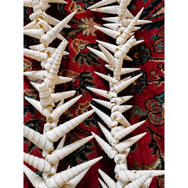 Vintage Costal Sea Shell Garland Table Decor or Holiday Decor For Sale - Image 9 of 9