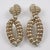 Jewellians Pearlized Resin Dangle Clip Earrings For Sale - Image 4 of 9