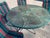 Mid-Century Modern Vintage Wrought Iron Patio Dining Set For Sale - Image 3 of 11