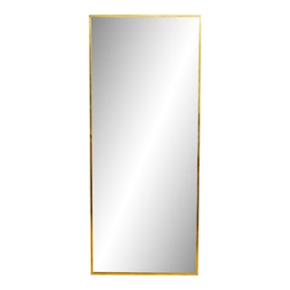 1960s Paul McCobb Brass Mirror For Sale