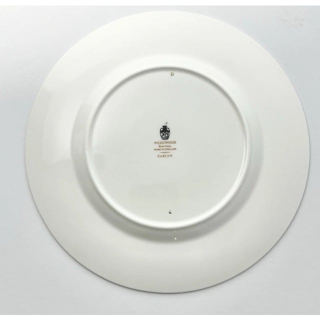 Contemporary 1980s Wedgwood “Carlyn” Set of 9 Bone China Salad Plates For Sale - Image 3 of 5