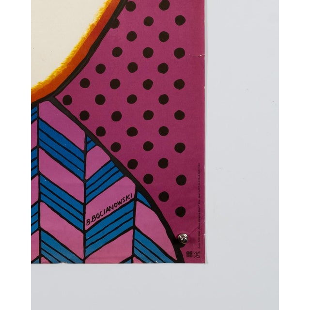 Polish Circus Clown Poster from B. Bocianowski, 1979 For Sale - Image 6 of 9