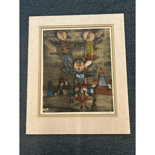Boulanger Mid 20th Century Original Framed Graciela Rodo Boulanger Aquatint Print, Signed & Numbered For Sale - Image 4 of 9