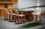 A rare and characterful set of six Toscanella chairs, designed by Alessandro Becchi and produced by Giovannetti, Italy,...