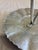 Mid 20th Century Vintage Hand Wrought Aluminum Handled Serving Tray With Floral Motif For Sale - Image 5 of 8