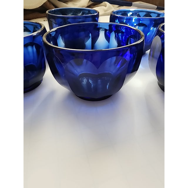English Bristol Glass Finger Bowls For Sale - Image 3 of 8