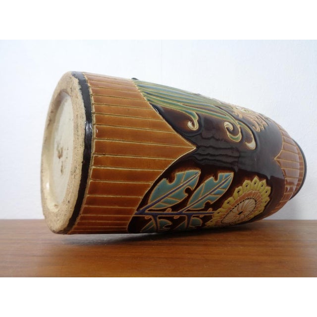 Art Nouveau Pottery Vase, 1920s For Sale - Image 10 of 17