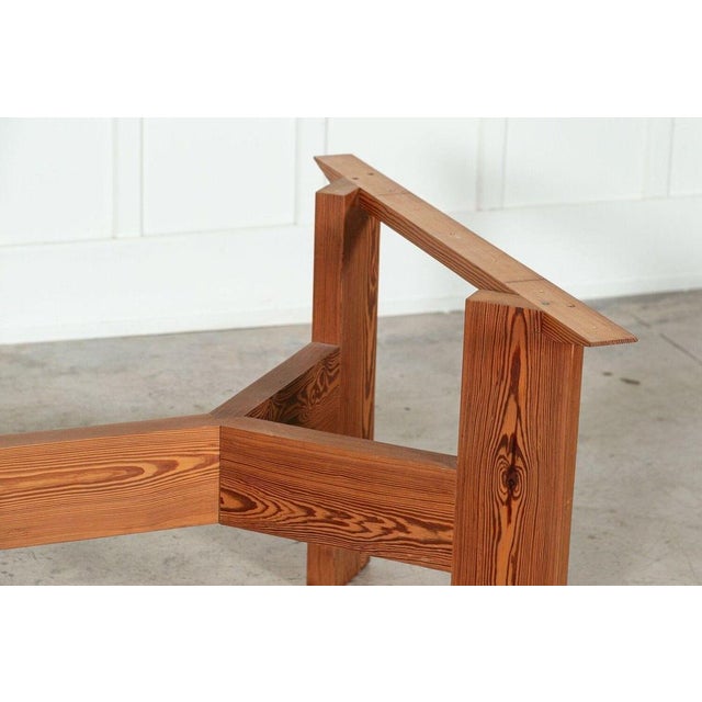 Large English Pine Refectory Table, Mid 20th Century For Sale - Image 14 of 15