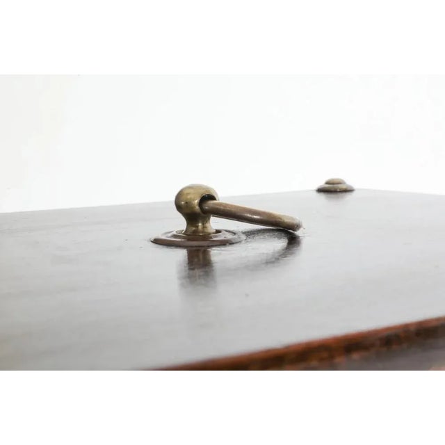 Regency Style Brass Letter Table, 1920s For Sale - Image 11 of 13