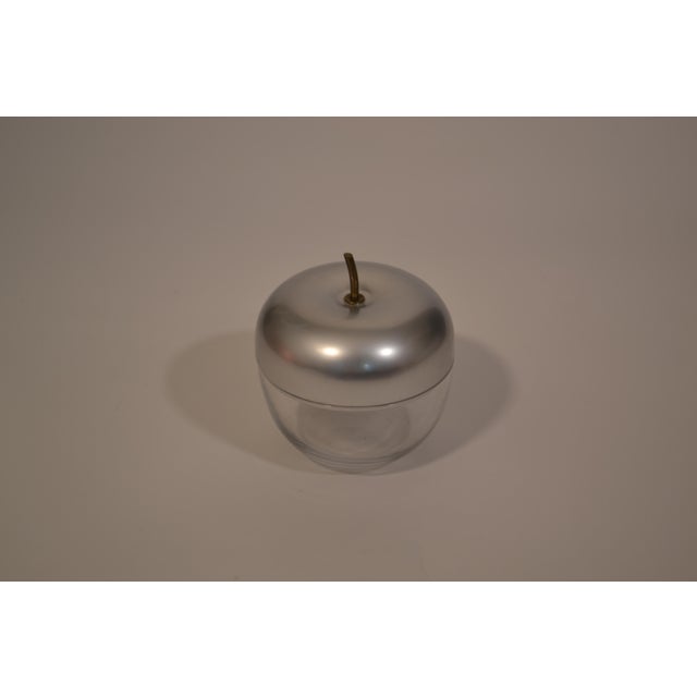 1938 Vintage Kensington Cortland Lurelle Guild Glass Brass Jam Jar For Sale - Image 9 of 10