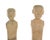 Two Chinese Han Dynasty Tall Slender Terracotta Stick Man Figures For Sale - Image 4 of 8