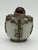 Opaline Glass Snuff Bottle Embellished With Silver Tone Dragons and Lions For Sale - Image 4 of 17