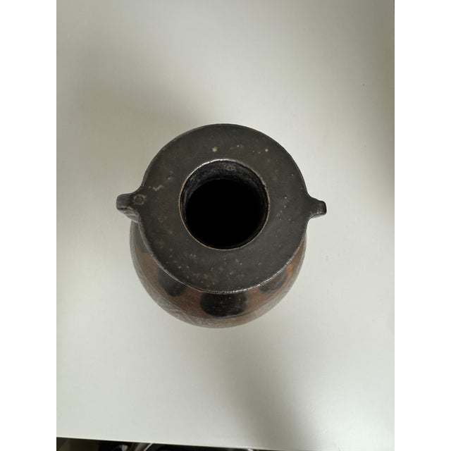 1920s Greek-Style Vase in Glazed Stoneware by Étienne Vilotte, France, 1925 For Sale - Image 5 of 18