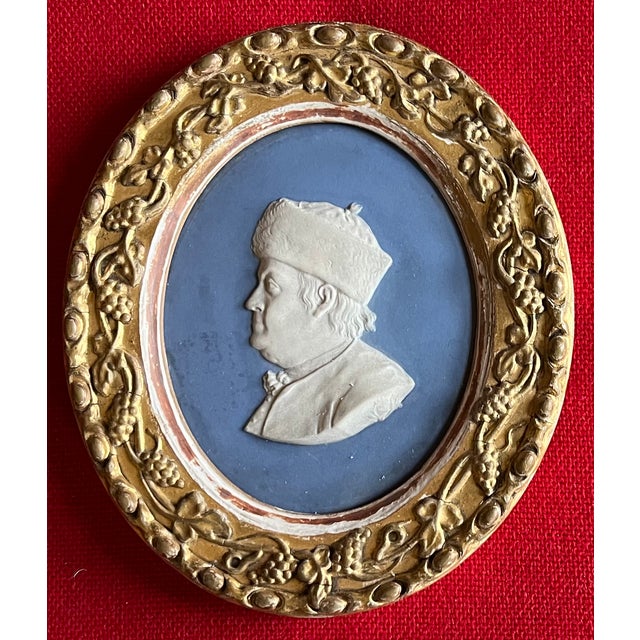 Antique 18th Century Wedgwood Portrait Medallion Plaque - Bust of Benjamin Franklin Circa 1780 For Sale - Image 15 of 15