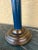 Metal Mid 20th Century Glass Shade Lamp For Sale - Image 7 of 10