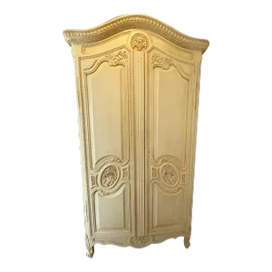 1990s Louis XV Style 2 Door Armoire