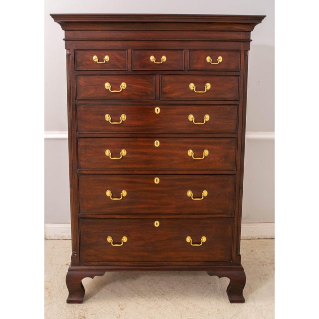 Age: C.1999 Details: Finish no.29 Model 175 Mahogany Bracket Feet Dovetailed Drawer Construction High Quality Construction...