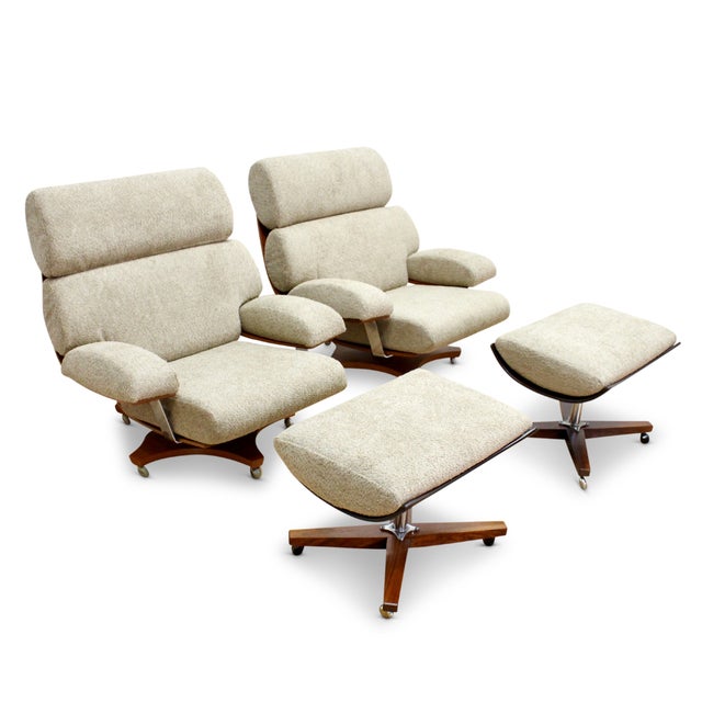 Pair of Mid Century Housemaster Lounge Chairs Attributed to G Plan For Sale - Image 10 of 18