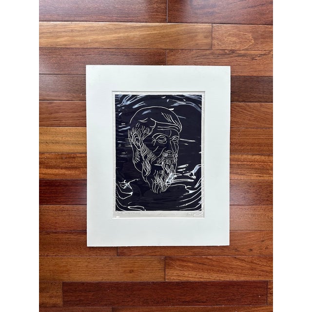 Vintage Lithograph, Unframed by Beniamino Benevenuto Bufano For Sale - Image 4 of 7