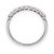 Tiffany & Co. Forever Platinum 9-Stone Half Circle Round Diamond Band Ring, Size 6 For Sale In New York - Image 6 of 8