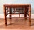 Wood 20th C. Asian Bamboo Side Table With Geometric Fretwork – Chinoiserie / British Colonial For Sale - Image 7 of 11