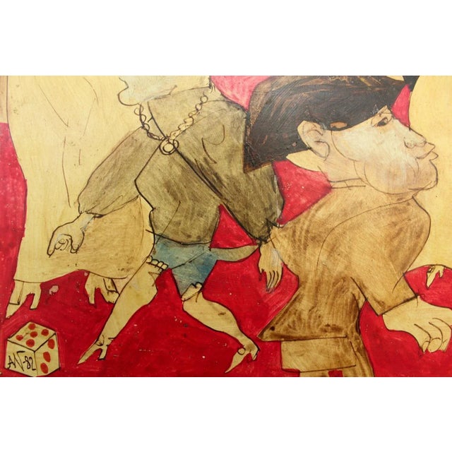 Adam Niemczyc, Letter to Hieronymus Bosch, 1982 For Sale - Image 3 of 4