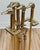 Mid 20th Century Vintage Brass Mallard Motif Fireplace Tools on Stand For Sale - Image 5 of 10