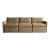 Charles Pfister for Knoll Three-Piece Lounge Sofa in Camel Upholstery, C. 1970s For Sale