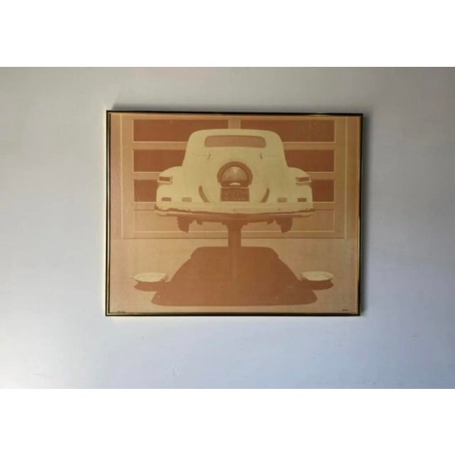 American Robert D. H. Bidner, (American 1930 - 1983) Chromograph Lincoln Car for Greg Copeland Originals For Sale - Image 3 of 10