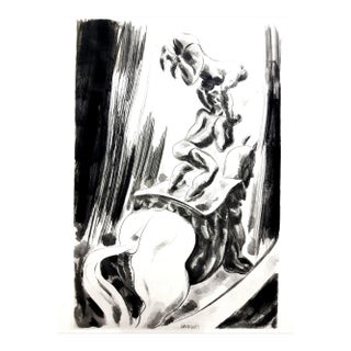 Jean Gabriel Daragnès - Circus - Original Etching 1946 For Sale