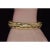 Gorgeous 14k Solid Gold Engraved Leaves Stacking Bangle Bracelet For Sale - Image 4 of 13