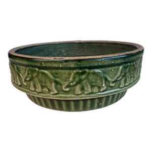 McCoy Bulb Planter Dish With Elephants