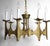 Brutalist 1960s MCM Vintage Brutalist Chandelier by Moe Bridges For Sale - Image 3 of 8