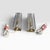 Textured Ice Glass and Brass Wall Sconces, 1970s, Set of 2 For Sale - Image 4 of 7