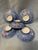 1980s Footed Stoneware Donburi Bowls- Set of 5 For Sale - Image 13 of 18