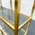 Hollywood Regency Gold and Glass Etagere/Shelving Unit For Sale - Image 12 of 12