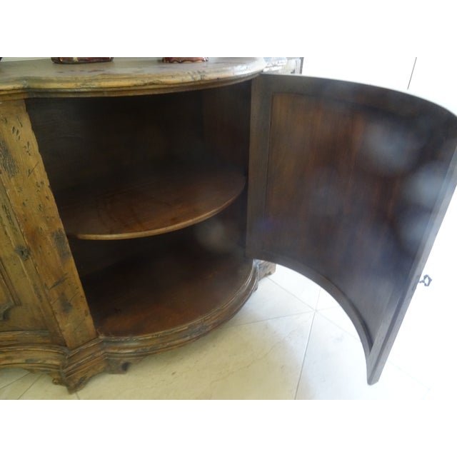 1940s Vintage Italian 3 Door Cabinet For Sale In Los Angeles - Image 6 of 7