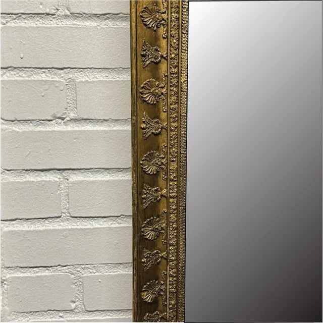 Antique French First Empire Giltwood Mirror, 19th Century For Sale - Image 4 of 9